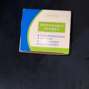 100Pcs 25G Needles 25Gauge 1Inch/25mm Sterile Disposable Injection 25G-1 Inch